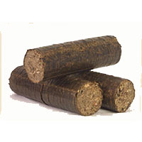 Briquettes de bois densifié